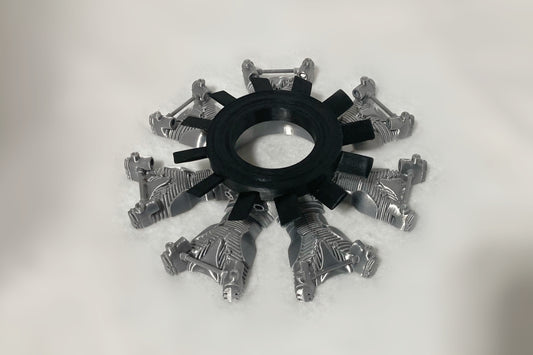 WW2 BMW 801 Radial Engine (Fan and Front Bank) (Half Cylinder)