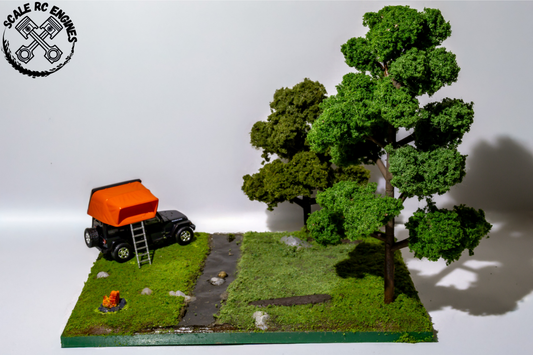 Large Terrain: Campsite by the Creek 1:64th Scale