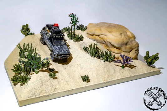 Large Terrain: Desert Hill Climb 1:64th Scale