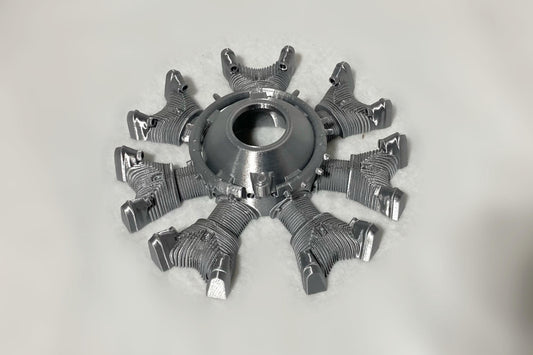 WW2 Nakajima Sakae (Japanese Zero) Radial Engine (Half Cylinder) (1 Bank)