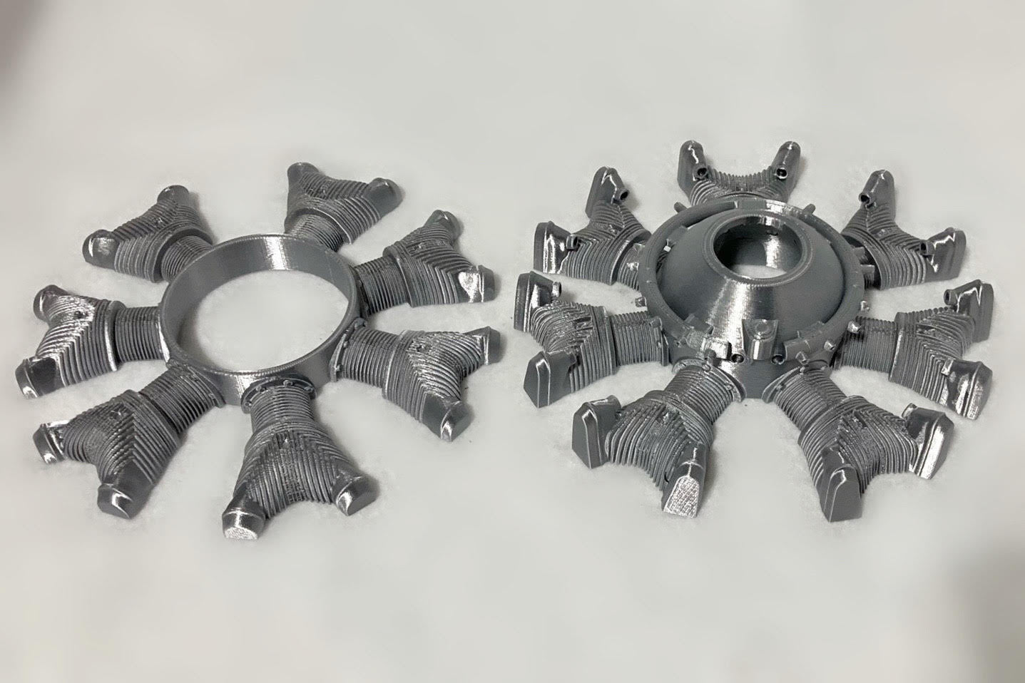 WW2 Nakajima Sakae (Japanese Zero) Radial Engine (Half Cylinder) (2 Banks)