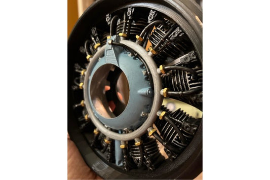 Trojan T-28B ARF Legend Hobby Upgraded Direct Fit Dummy Radial Engine (Electric)