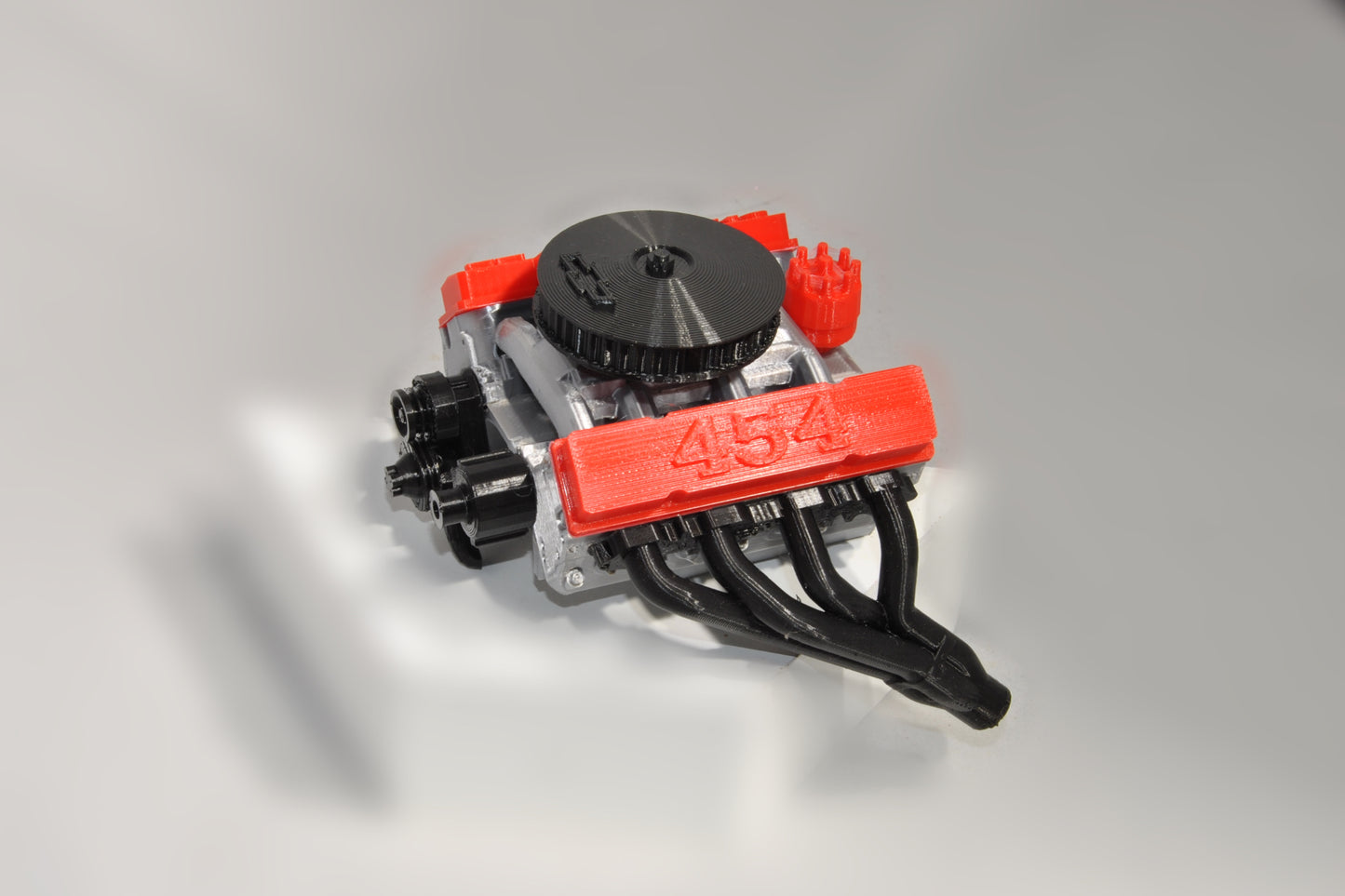 454 Big Block Engine Clip 540 Motor 1/10 Scale DIY Kit