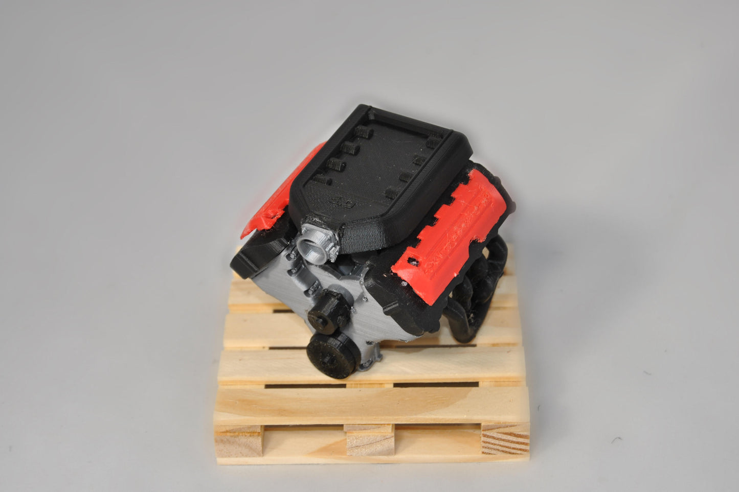 5.0L Stang Engine Clip 540 Motor 1/10 Scale DIY Kit