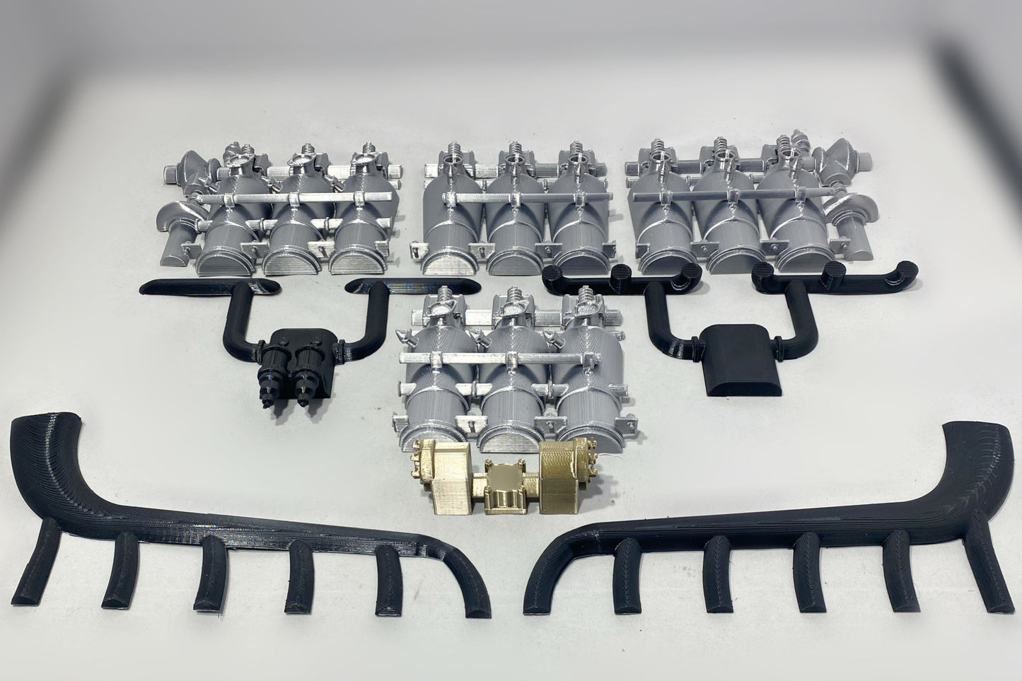 WW1 Mercedes D.III Inline 6 Dummy Engine (Version 2)