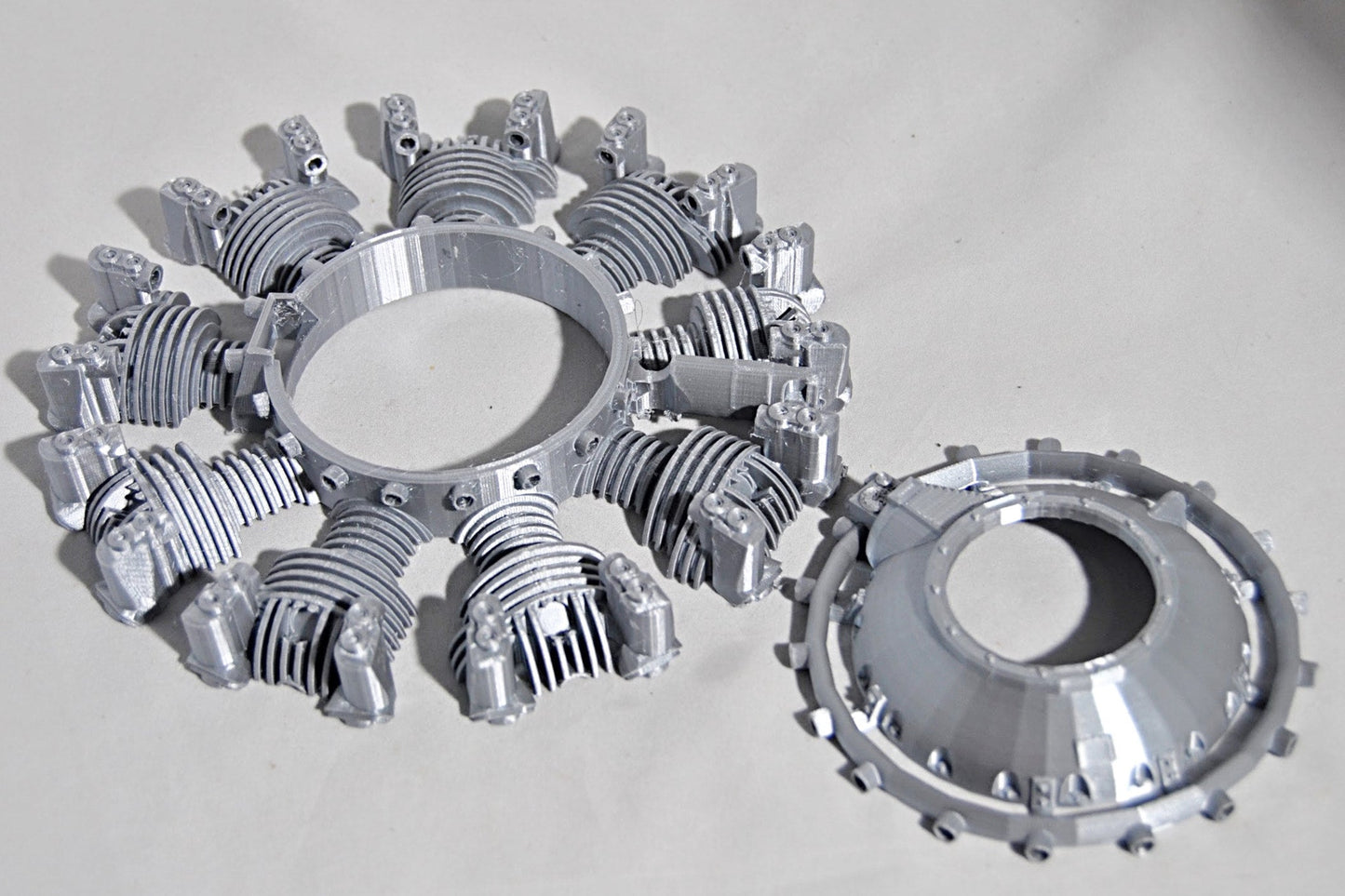 WW2 R-1820 Cyclone Dummy Radial Engine (Half Cylinder Head)