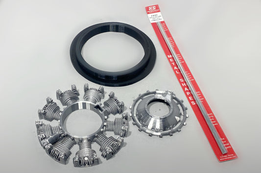 T-28 E-flite 2.0m Upgraded Direct Fit Dummy Radial Engine