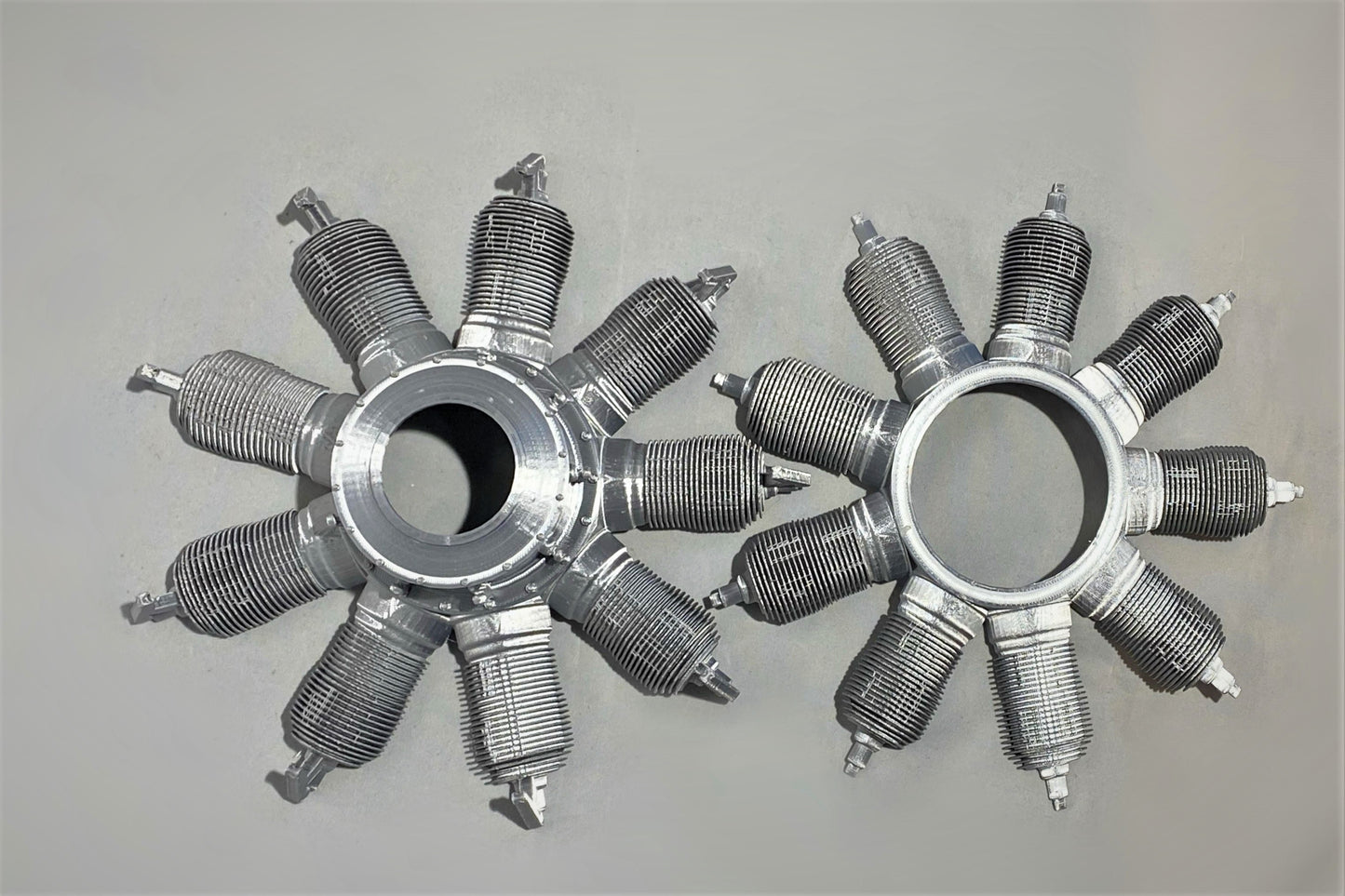 WW1 Gnome 9N Monosoupape/ Oberursel Radial Engine (Full Cylinder)