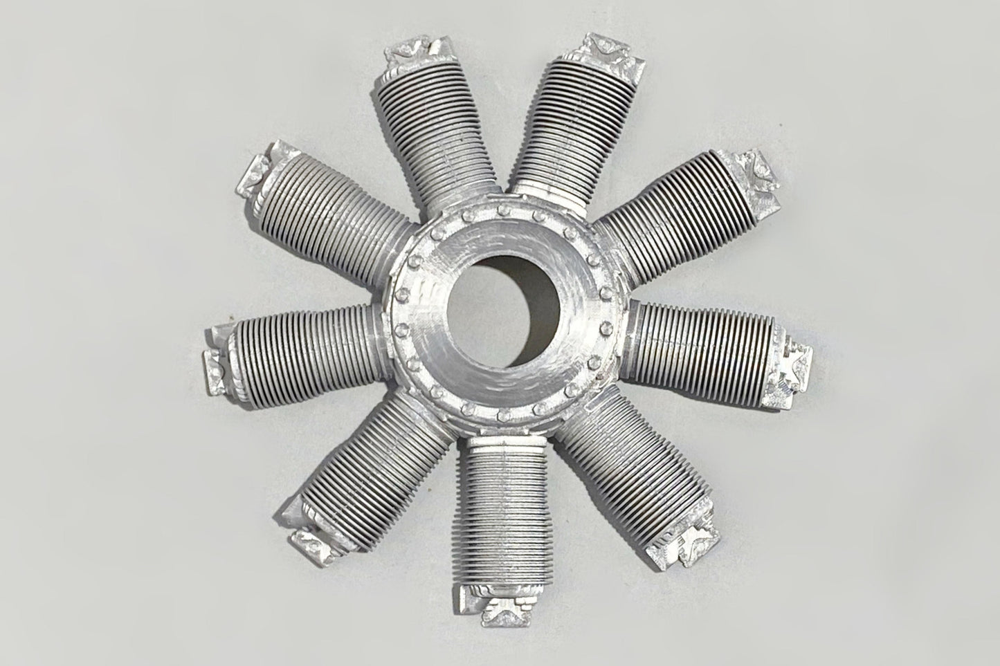 WW1 Oberursel UR-2/ Le Rhône 9J Dummy Radial Engine (Half Cylinder/No Inlets)