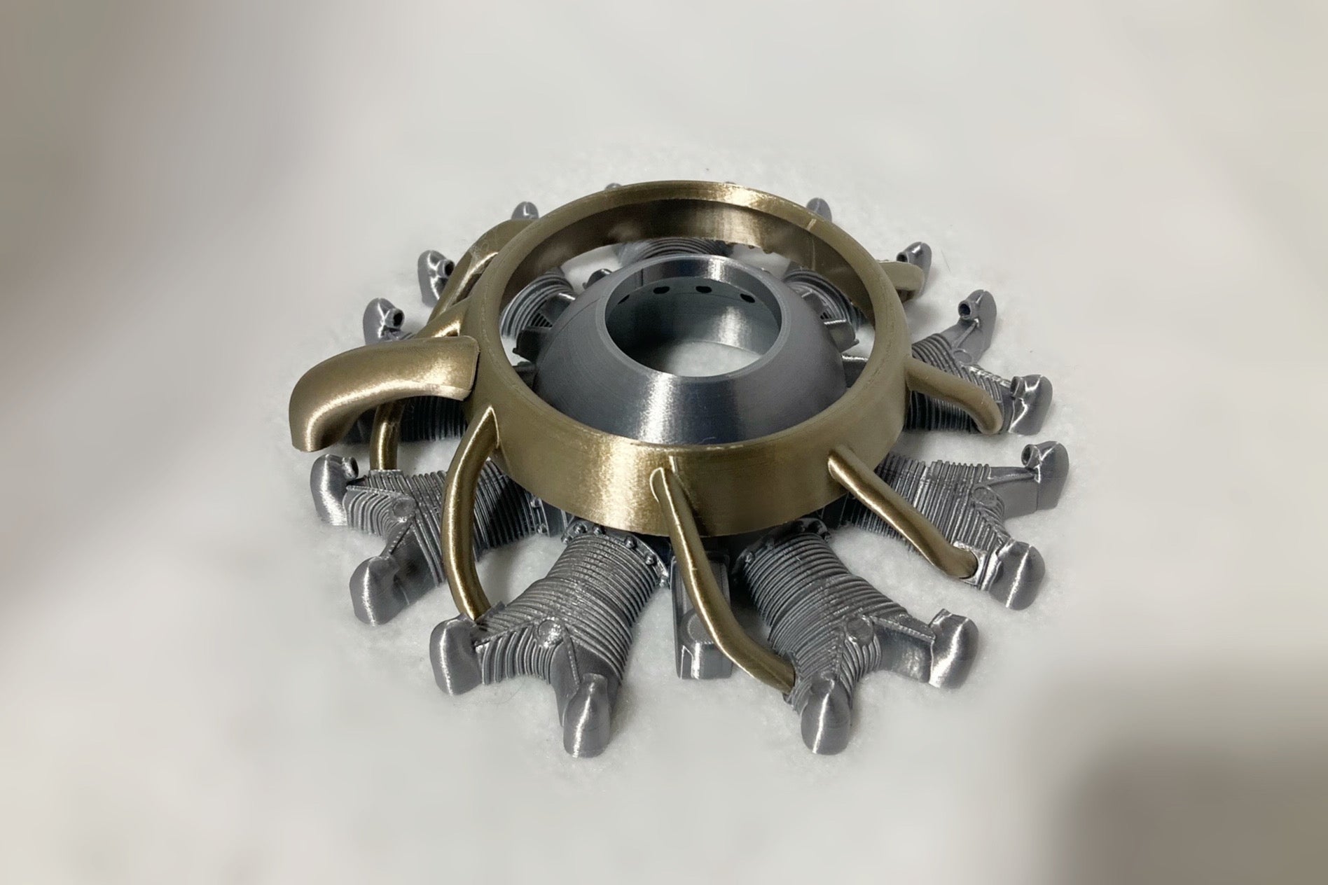 Civilian Lycoming R-680 (Half Cylinder and Front Exhaust) – Scale RC ...