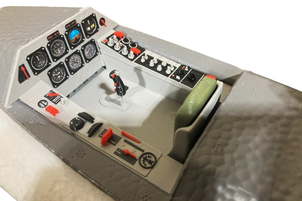 Trojan T-28 E-flite Direct Fit Cockpit (1.2m)