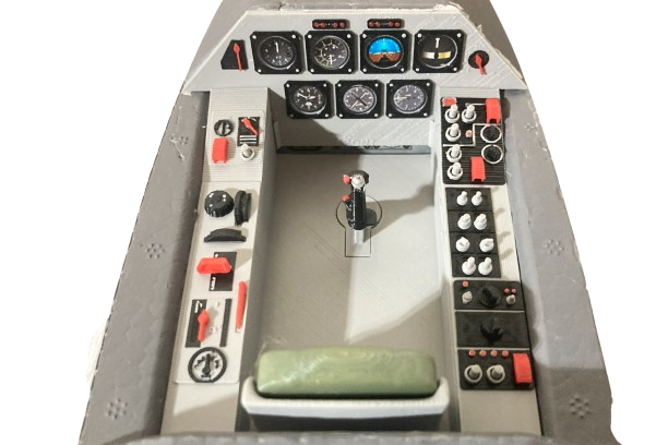 Trojan T-28 E-flite Direct Fit Cockpit (1.2m)