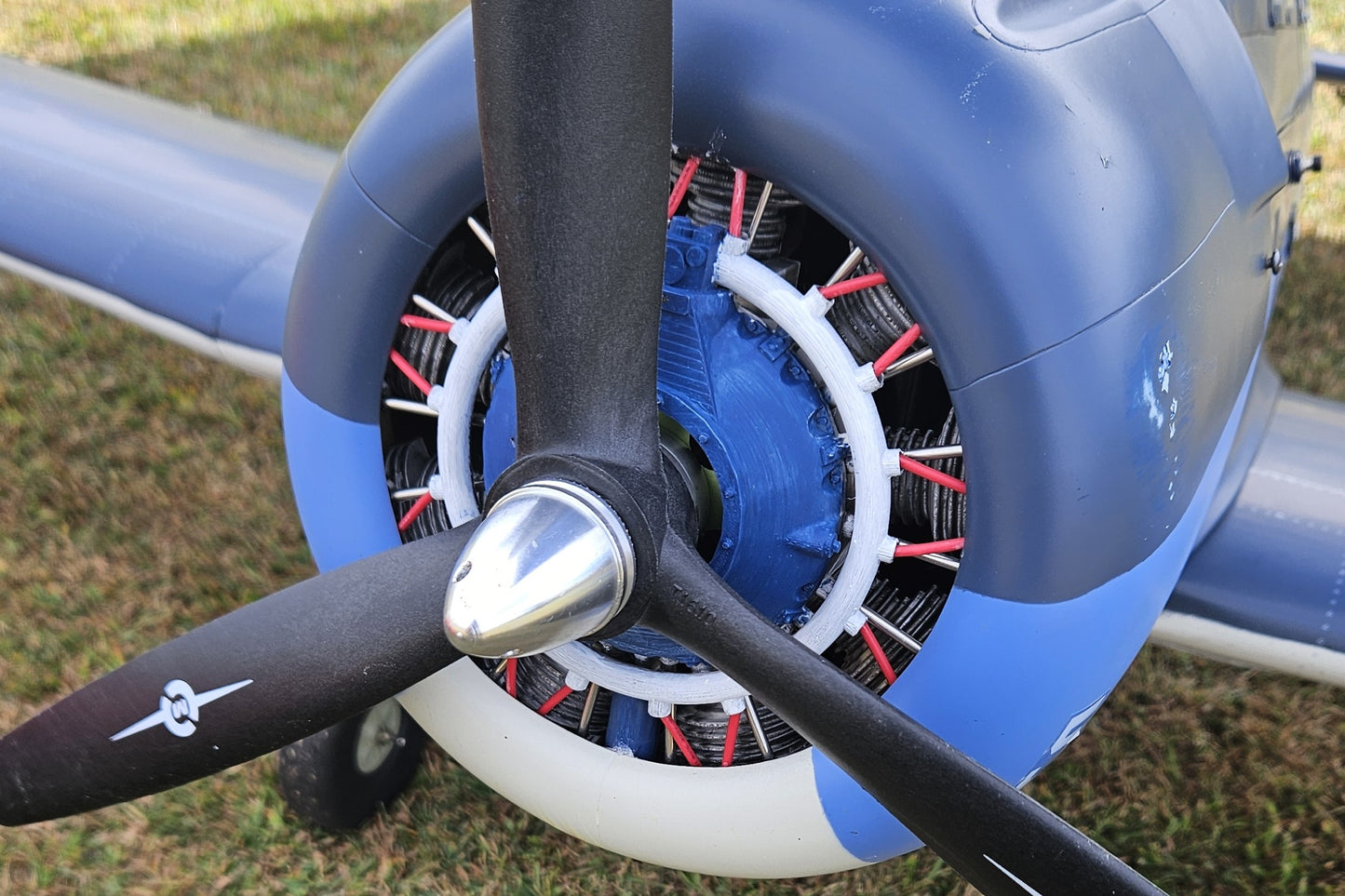 Nexa/VQ SBD-5 Dauntless 2060mm (81") Upgraded Direct Fit Dummy Radial Engine