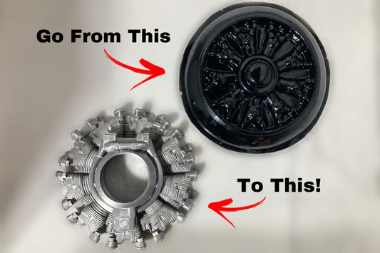 A-1, A-1E & AD-5 Skyraider (86" Version) Legend Hobby Models Upgraded Direct Fit Dummy Radial Engine