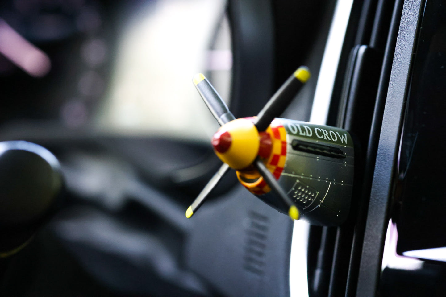 P51 Old Crow Spinning Propeller Air Freshener
