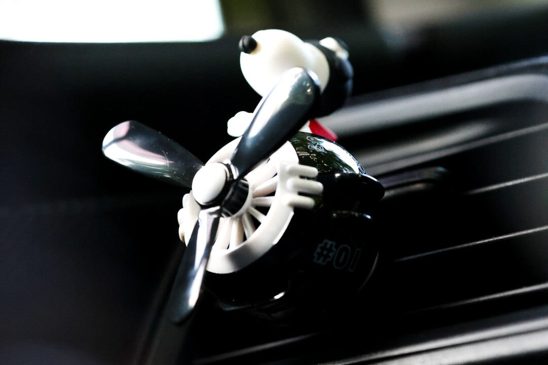 Snoopy (Black) Spinning Propeller Air Freshener