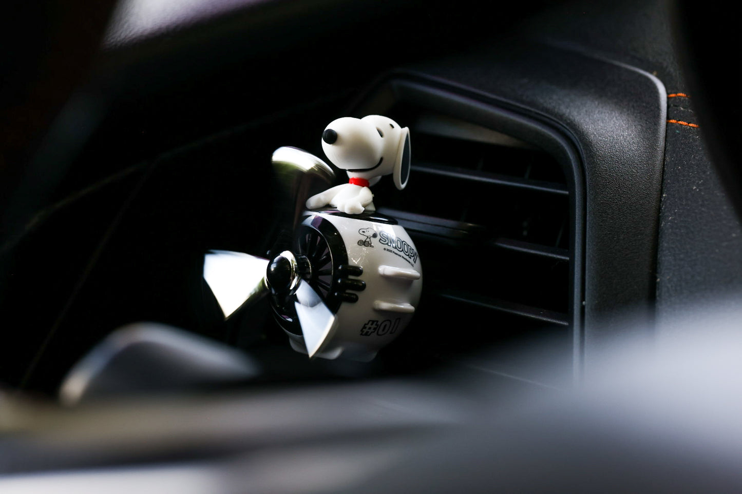 Snoopy (White) Spinning Propeller Air Freshener