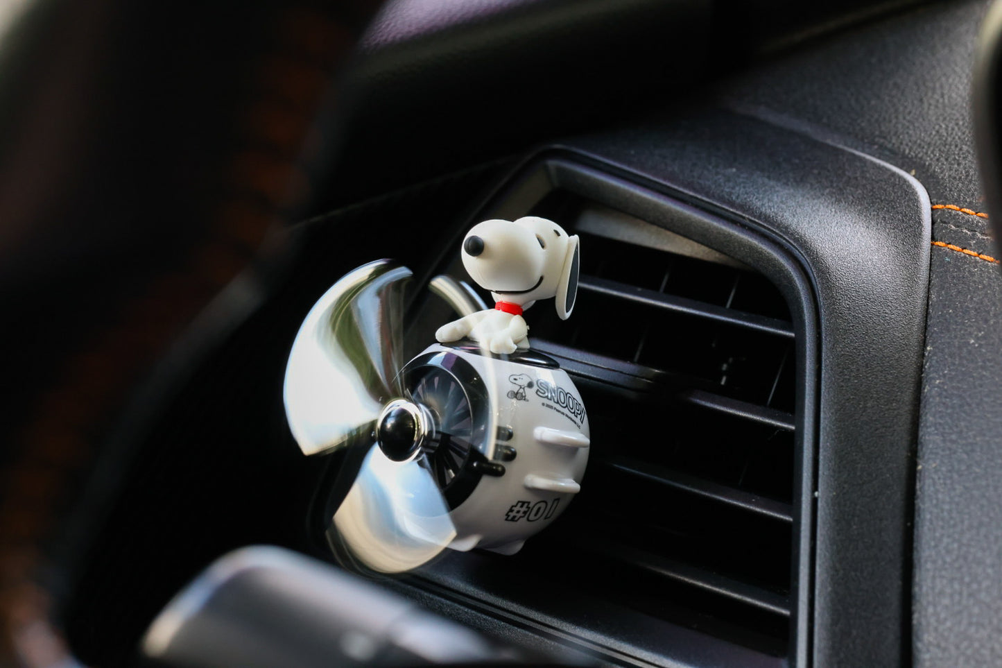 Snoopy (White) Spinning Propeller Air Freshener