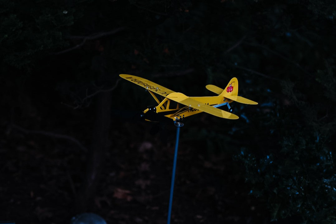 Piper Cub Metal Yard Airplane Spinner