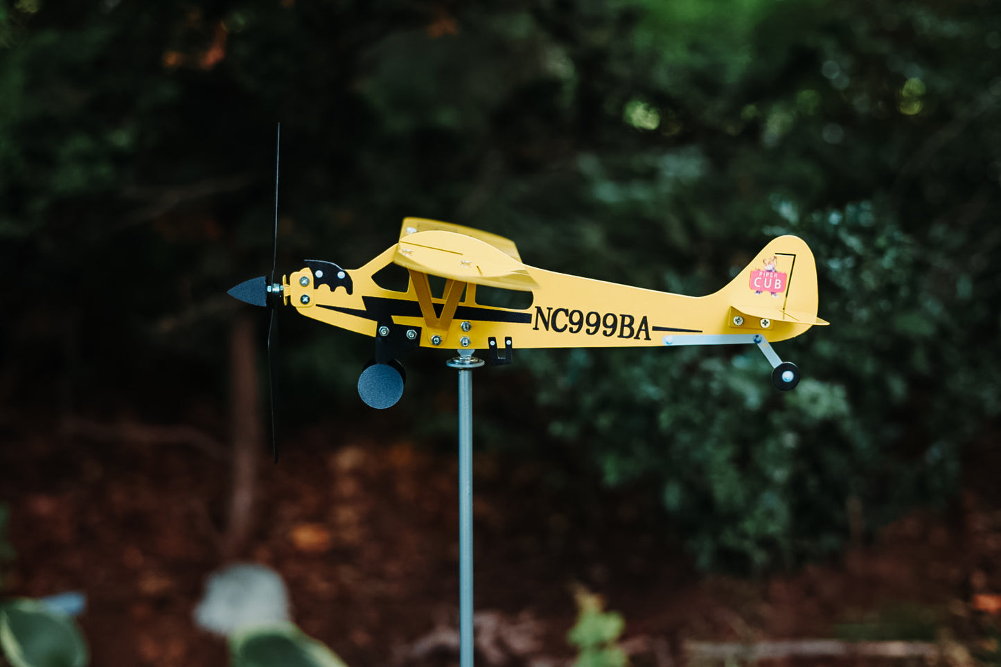 Piper Cub Metal Yard Airplane Spinner