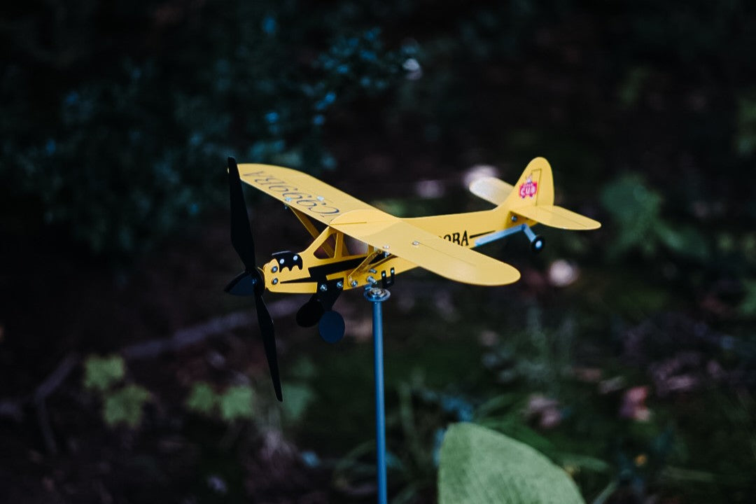 Piper Cub Metal Yard Airplane Spinner