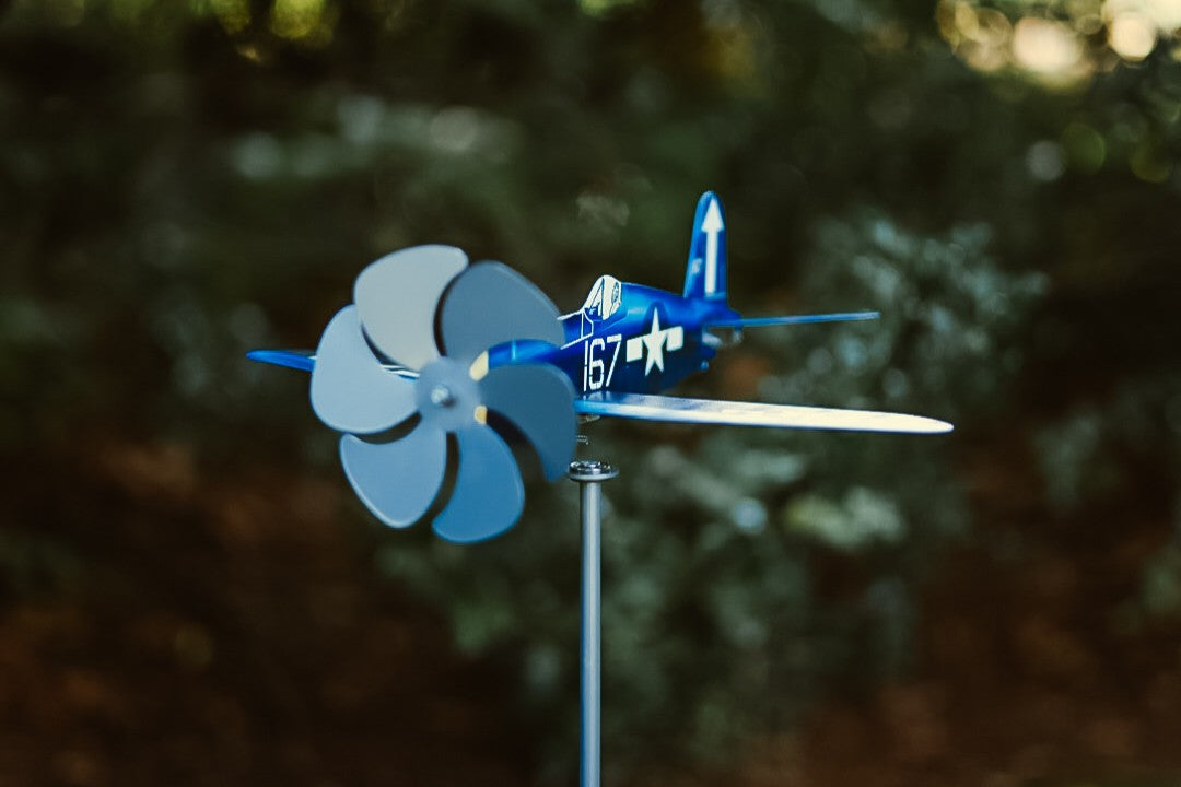 WW2 F4U Corsair Metal Yard Airplane Spinner