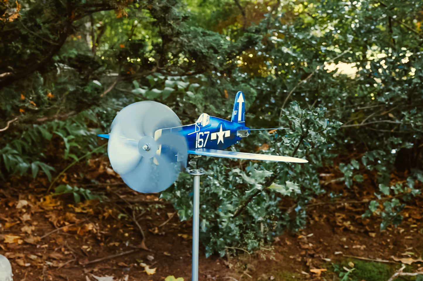 WW2 F4U Corsair Metal Yard Airplane Spinner