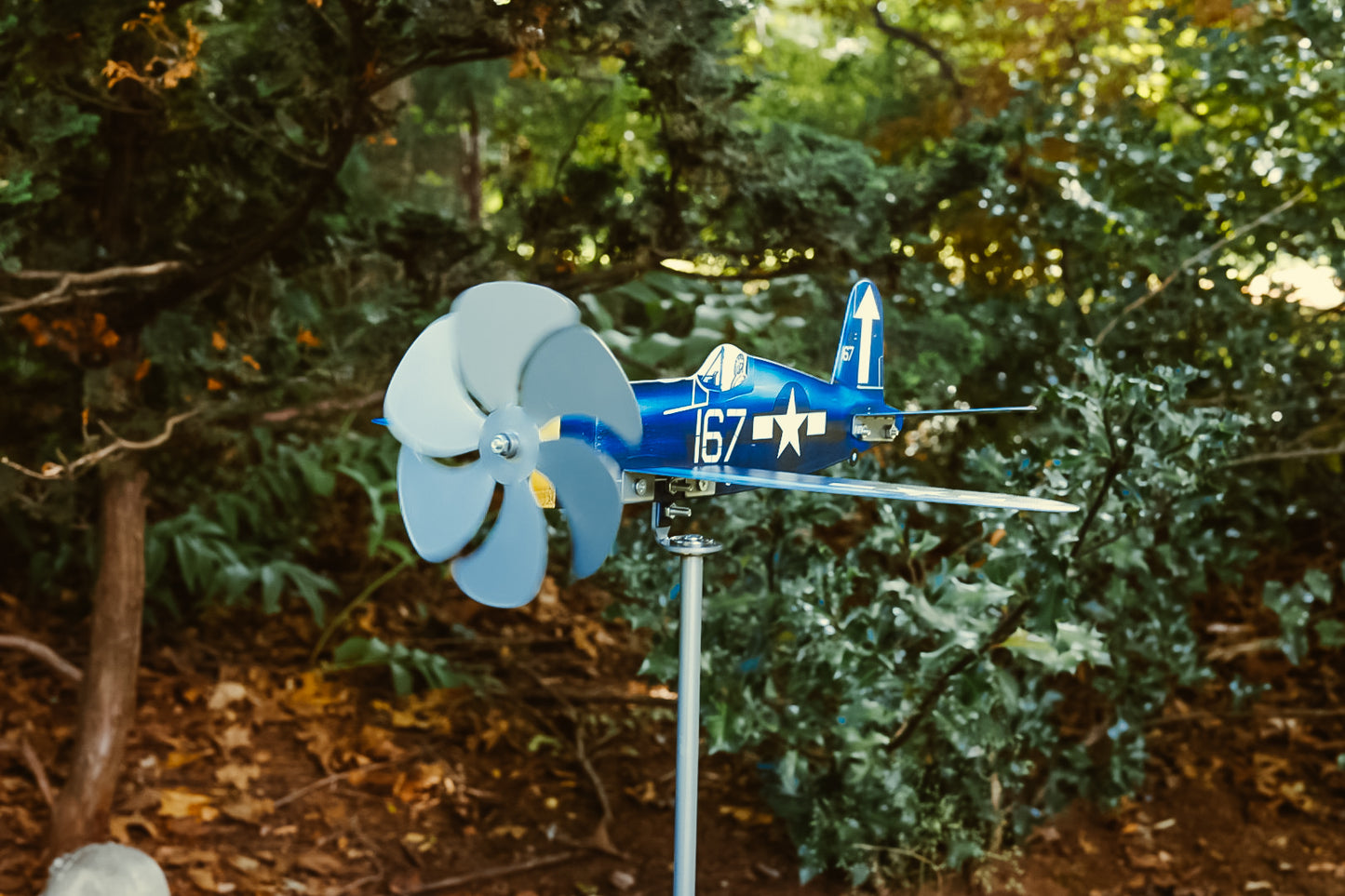 WW2 F4U Corsair Metal Yard Airplane Spinner