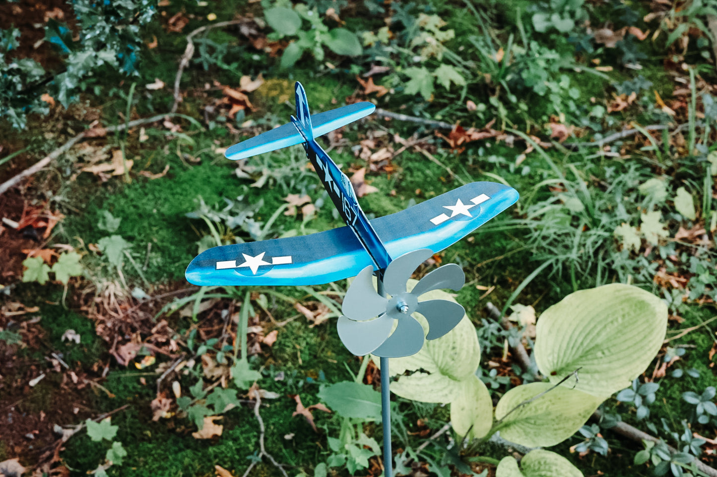WW2 F4U Corsair Metal Yard Airplane Spinner