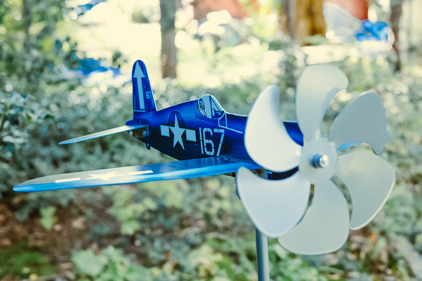 WW2 F4U Corsair Metal Yard Airplane Spinner