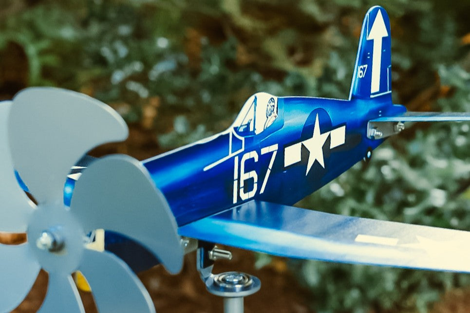 WW2 F4U Corsair Metal Yard Airplane Spinner