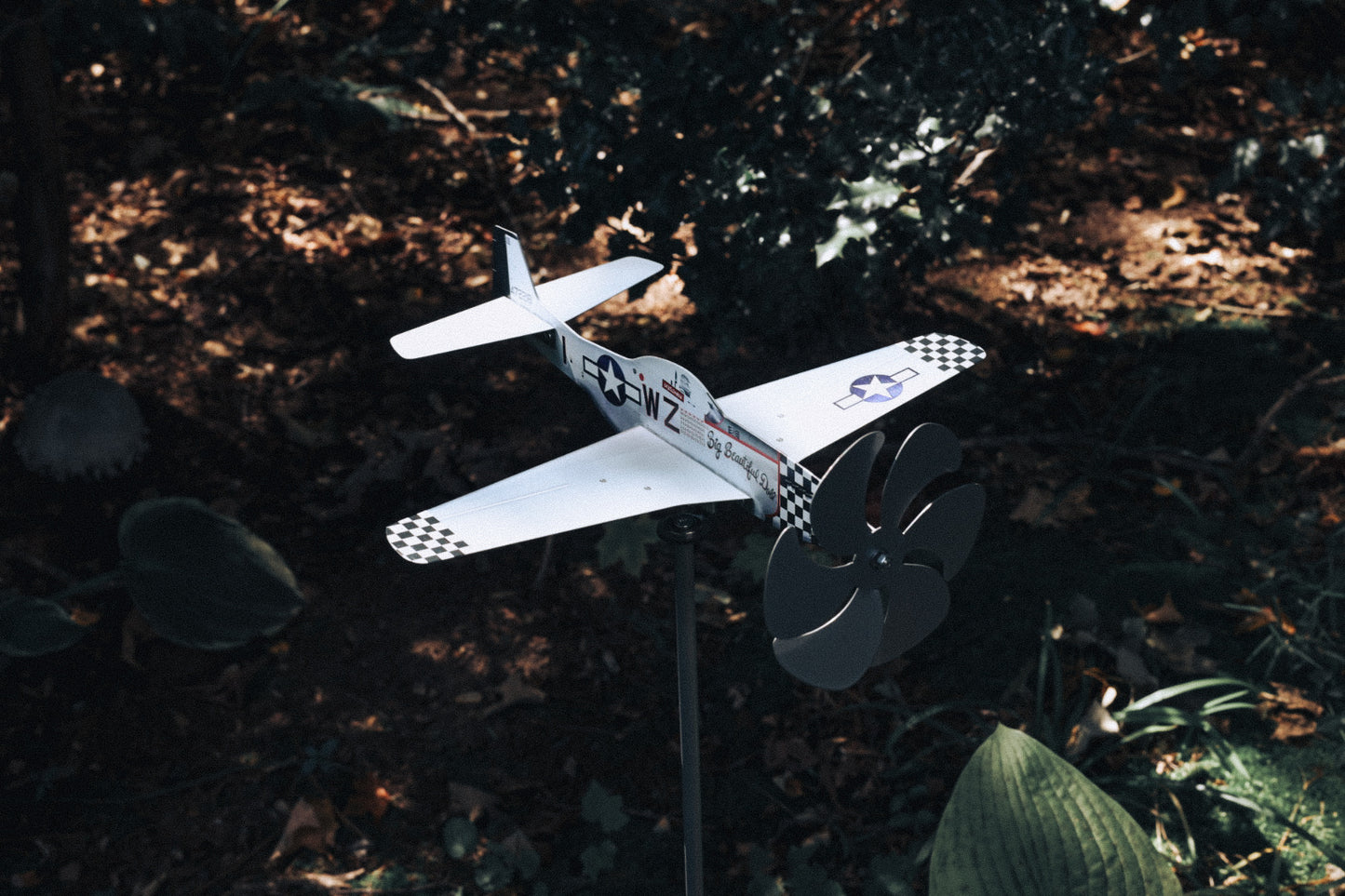 WW2 P51 Mustang Metal Yard Airplane Spinner
