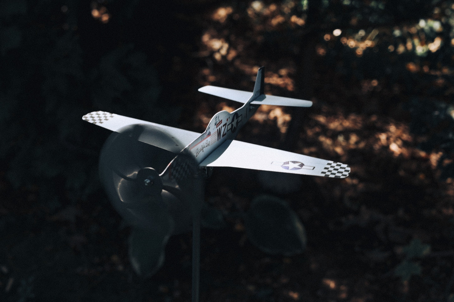 WW2 P51 Mustang Metal Yard Airplane Spinner