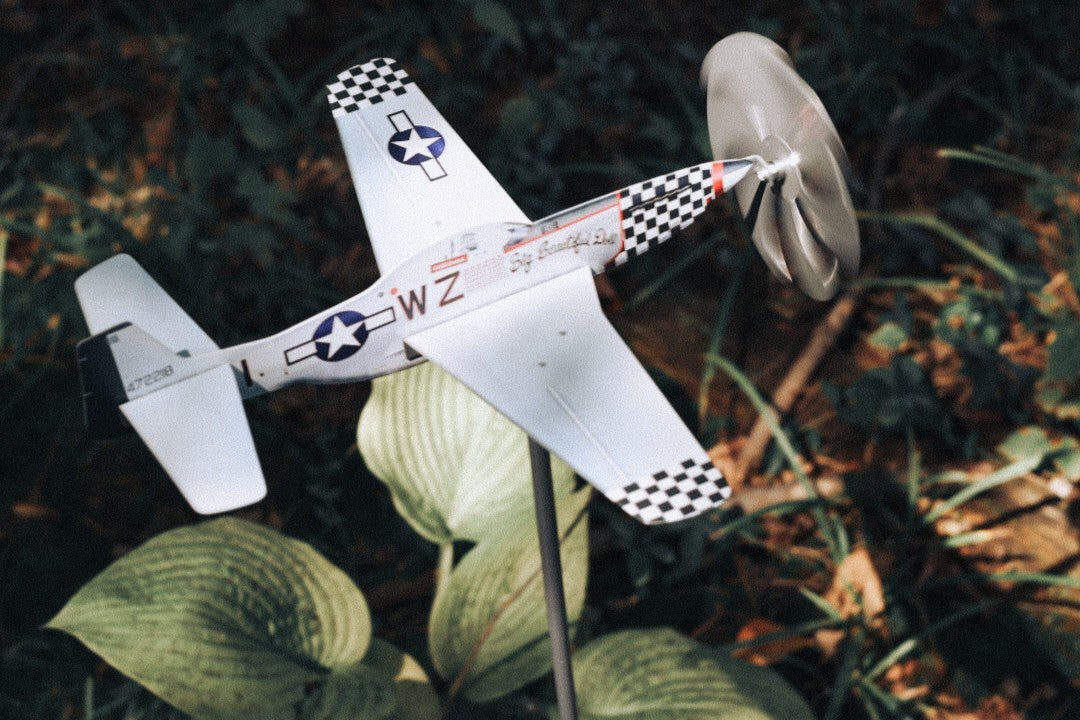 WW2 P51 Mustang Metal Yard Airplane Spinner