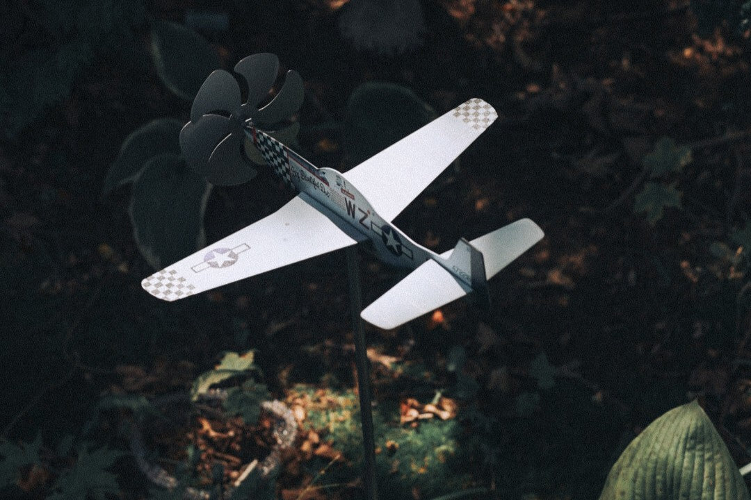 WW2 P51 Mustang Metal Yard Airplane Spinner