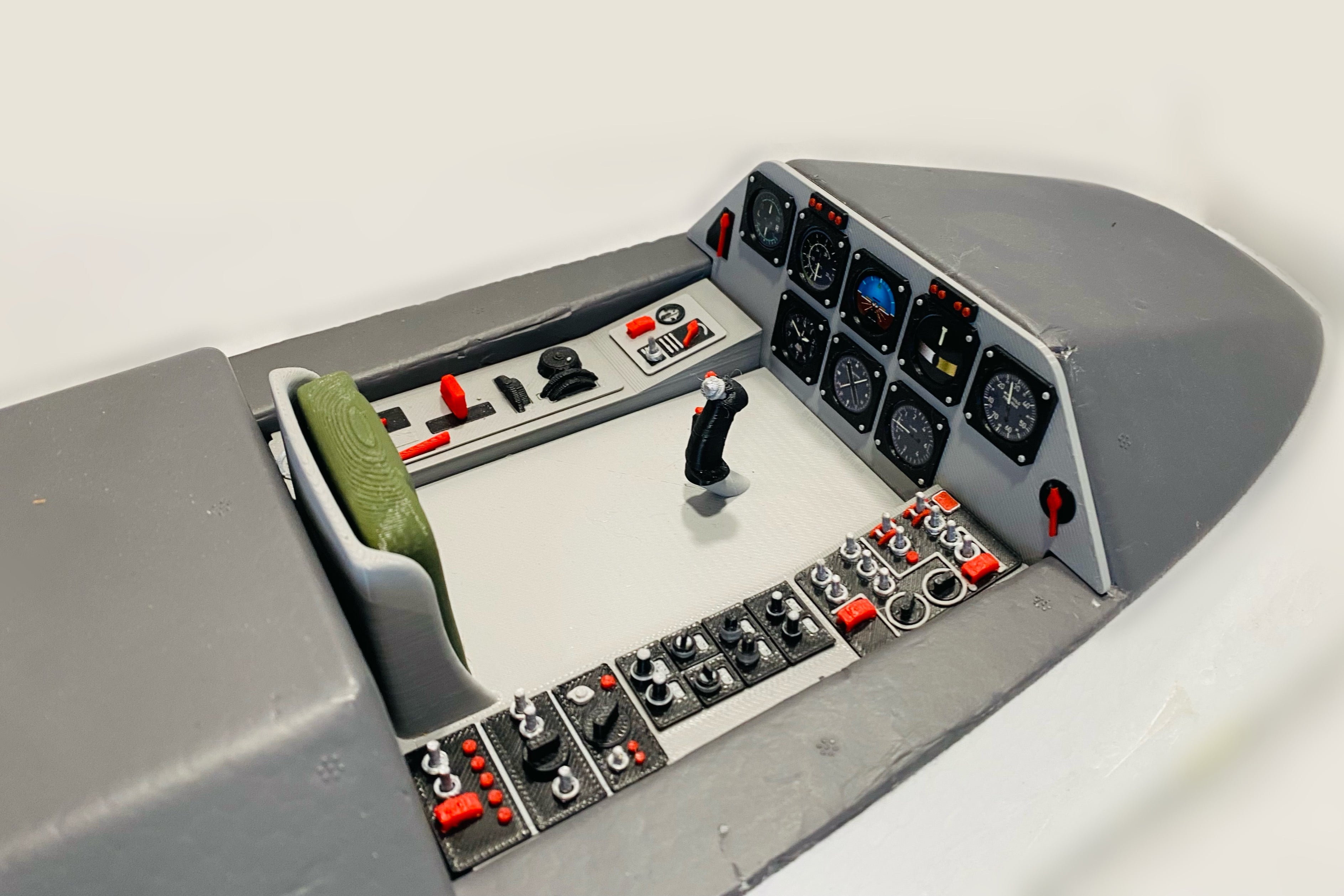 Trojan T-28 E-flite Carbon Z Upgraded Direct Fit Cockpit Kit (2.0m ...