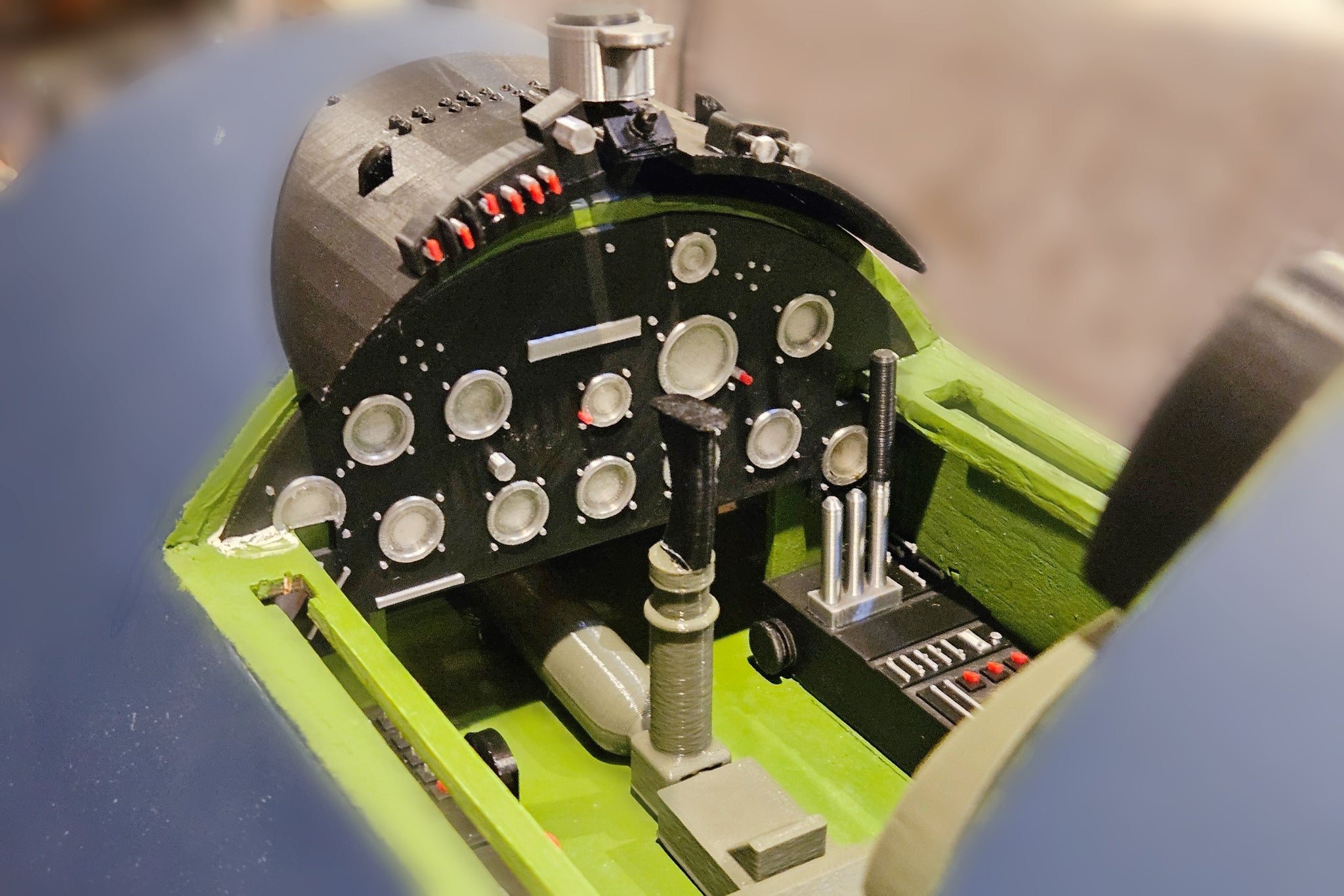 F4U Corsair ARF Seagull Models Upgraded Direct Fit Cockpit Kit (50cc-6 ...