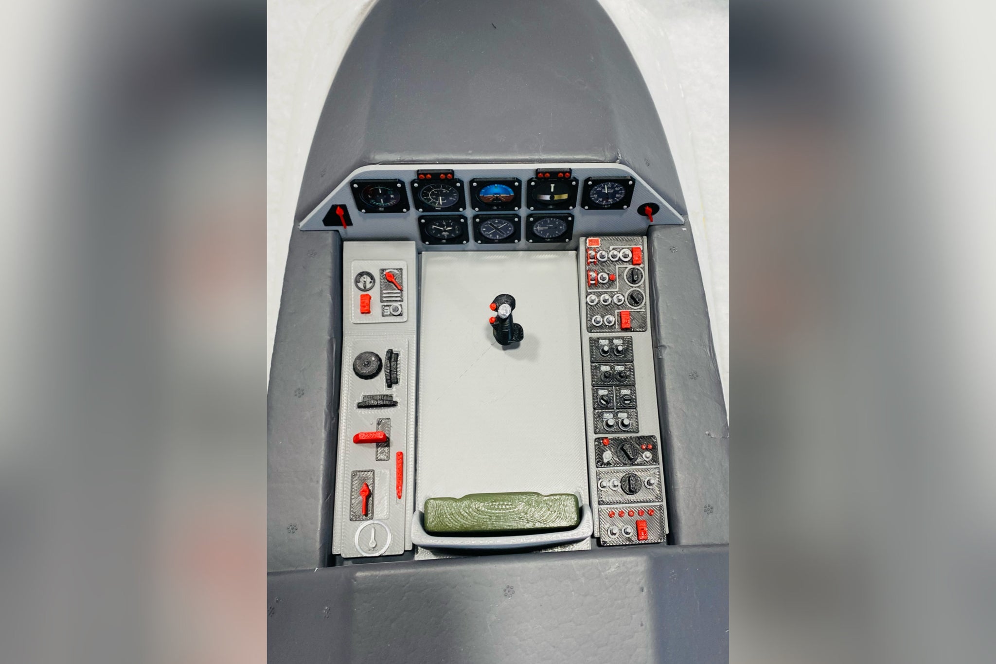 Cockpit Kit Trojan T-28 E-flite Carbon Z Upgraded Direct Fit Cockpit Kit (2.0m ...