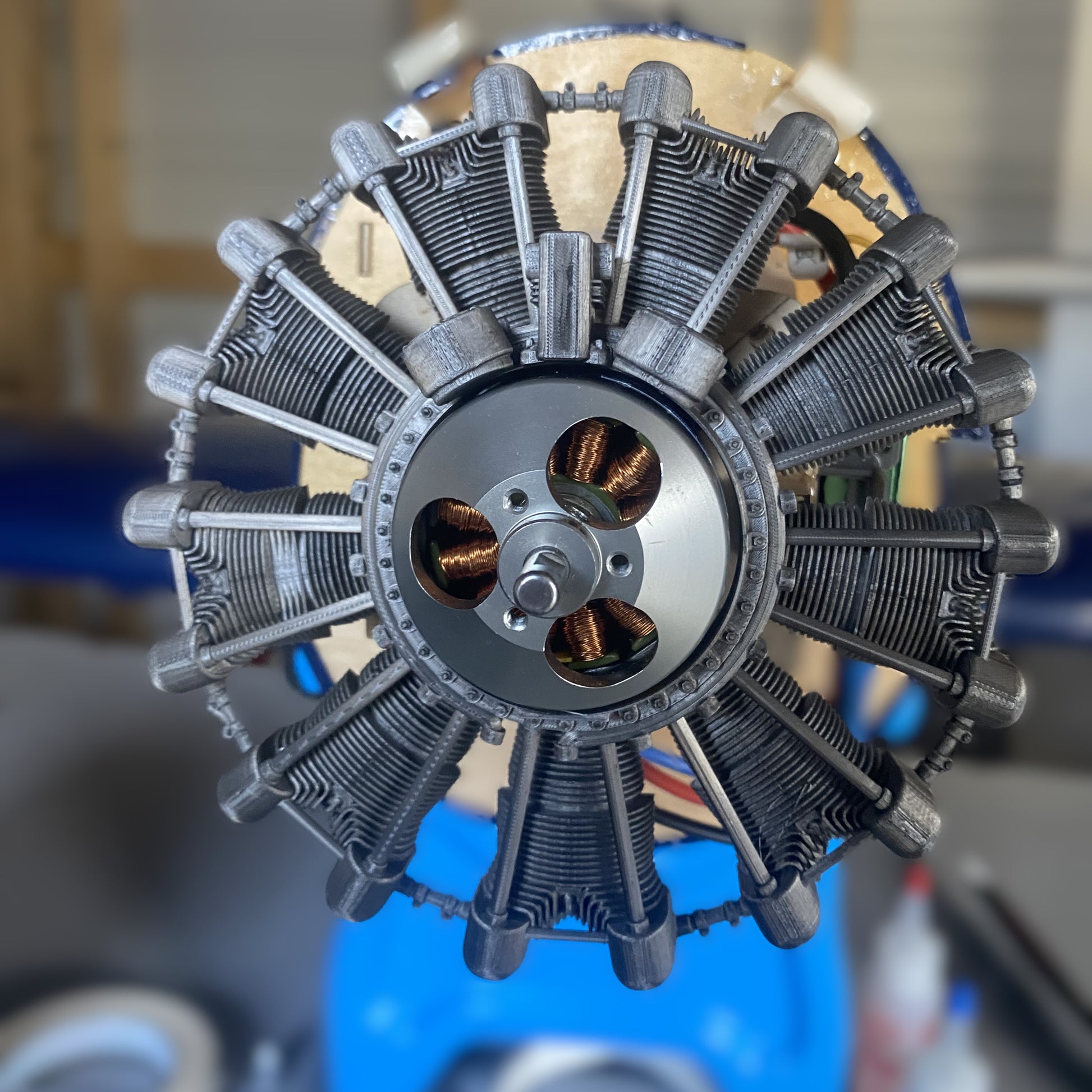 Hellcat Hangar 9 Upgraded Direct Fit Dummy Radial Engine – Scale RC Engines