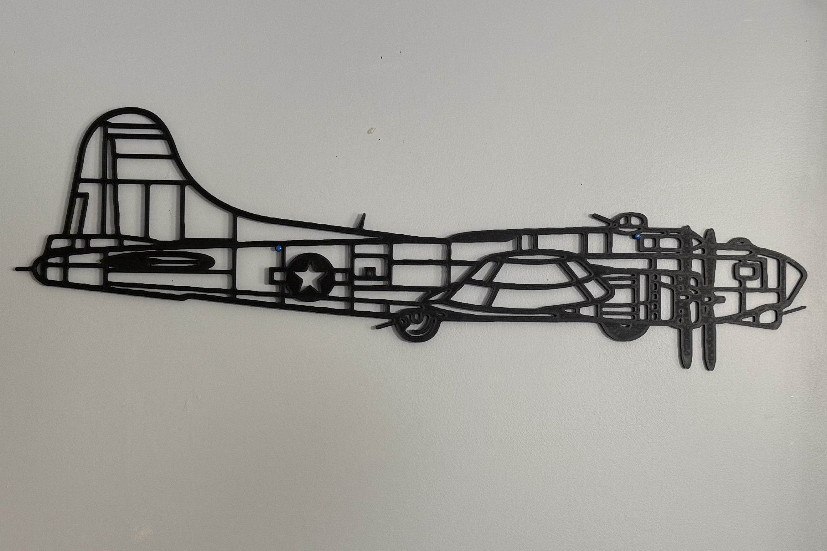 B17 Wall Art Scale RC Engines B17 wall art scale rc engines