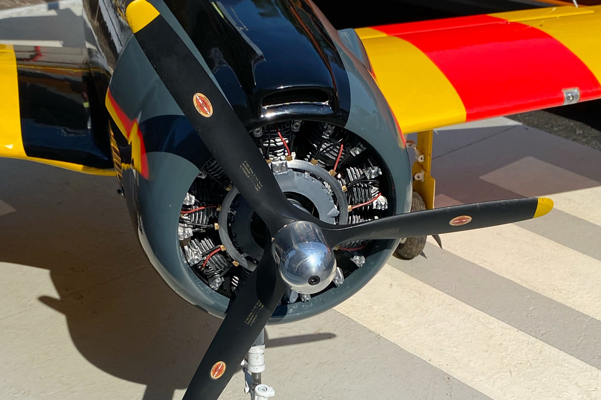 Trojan T-28B ARF Legend Hobby Upgraded Direct Fit Dummy Radial Engine ...