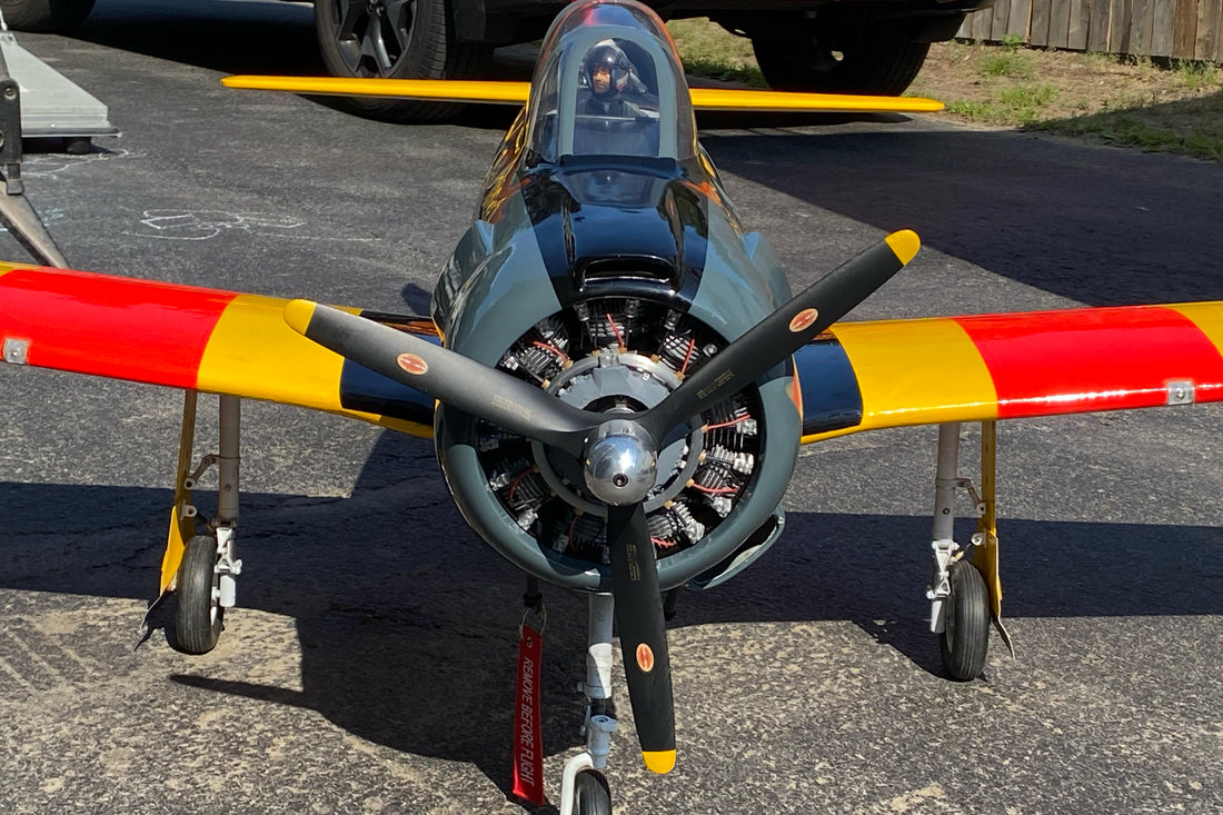 Trojan T-28B ARF Legend Hobby Upgraded Direct Fit Dummy Radial Engine ...