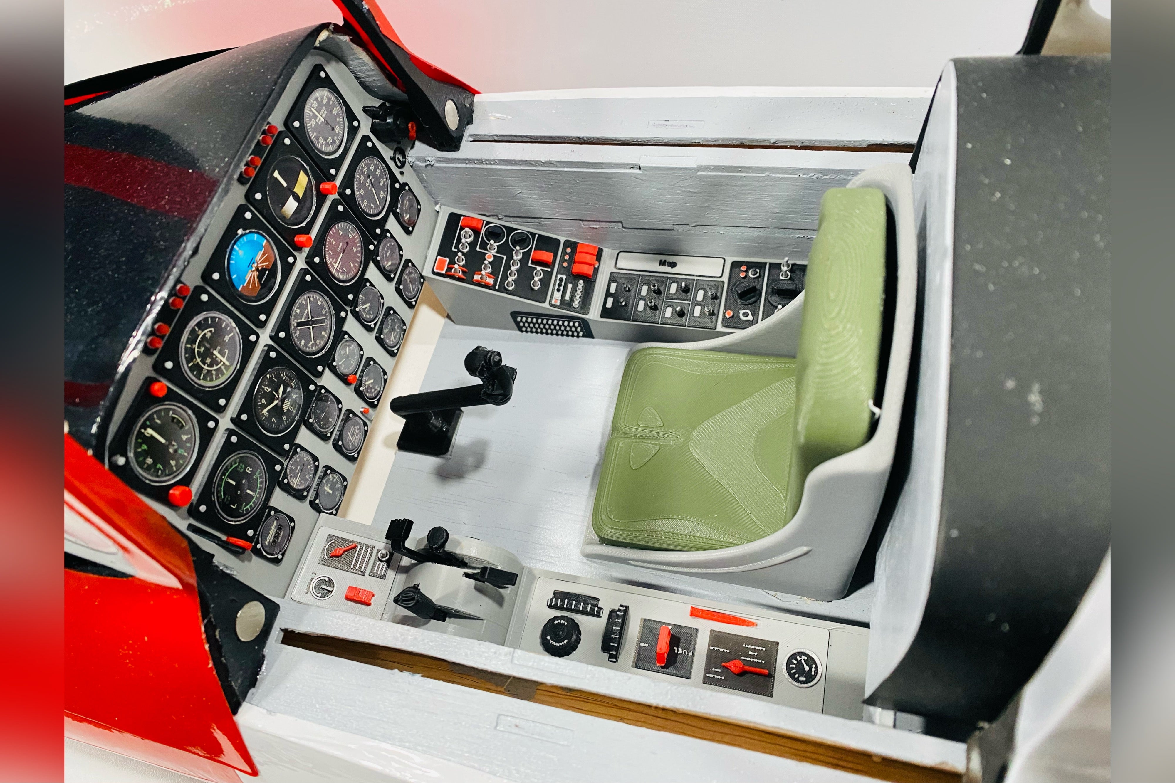 Trojan T-28B ARF Legend Hobby Upgraded Direct Fit Cockpit Kit (83