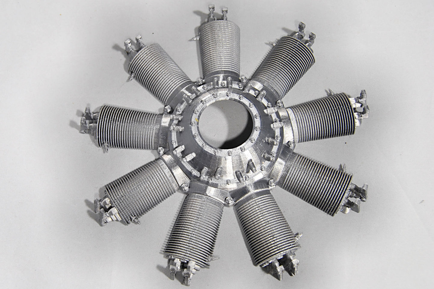 WW1 Clerget 9B Rotary Engine (Half Cylinders)