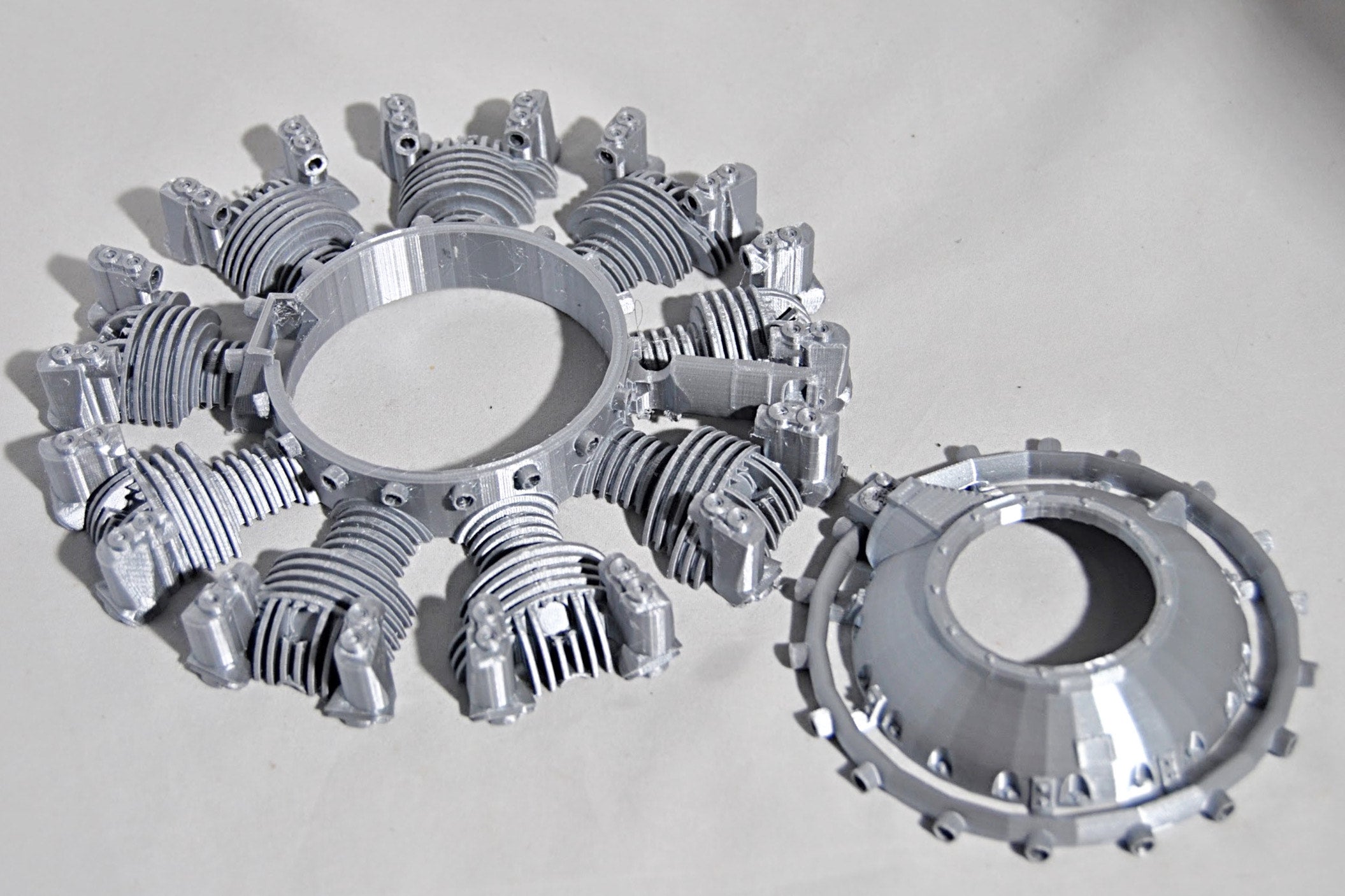 WW2 R-1820 Cyclone Dummy Radial Engine (Half Cylinder Head) – Scale RC ...