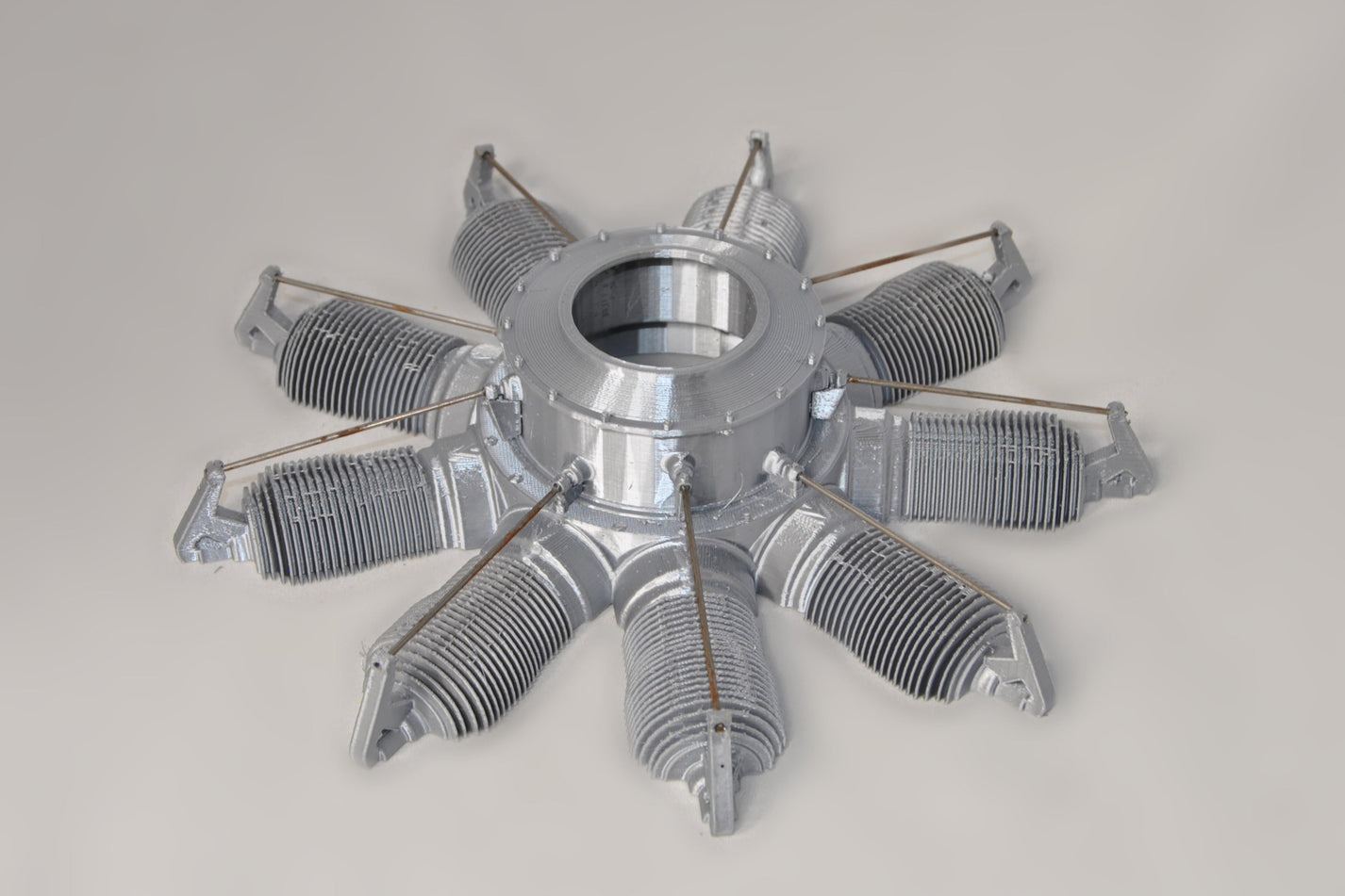 WW1 Gnome 9N Monosoupape/ Oberursel Radial Engine (Half Cylinder ...