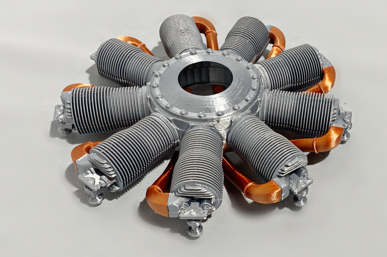 Ur Engine WW1 Oberursel UR-2/ Le Rhône 9J Dummy Radial Engine (Full Cylinder ...