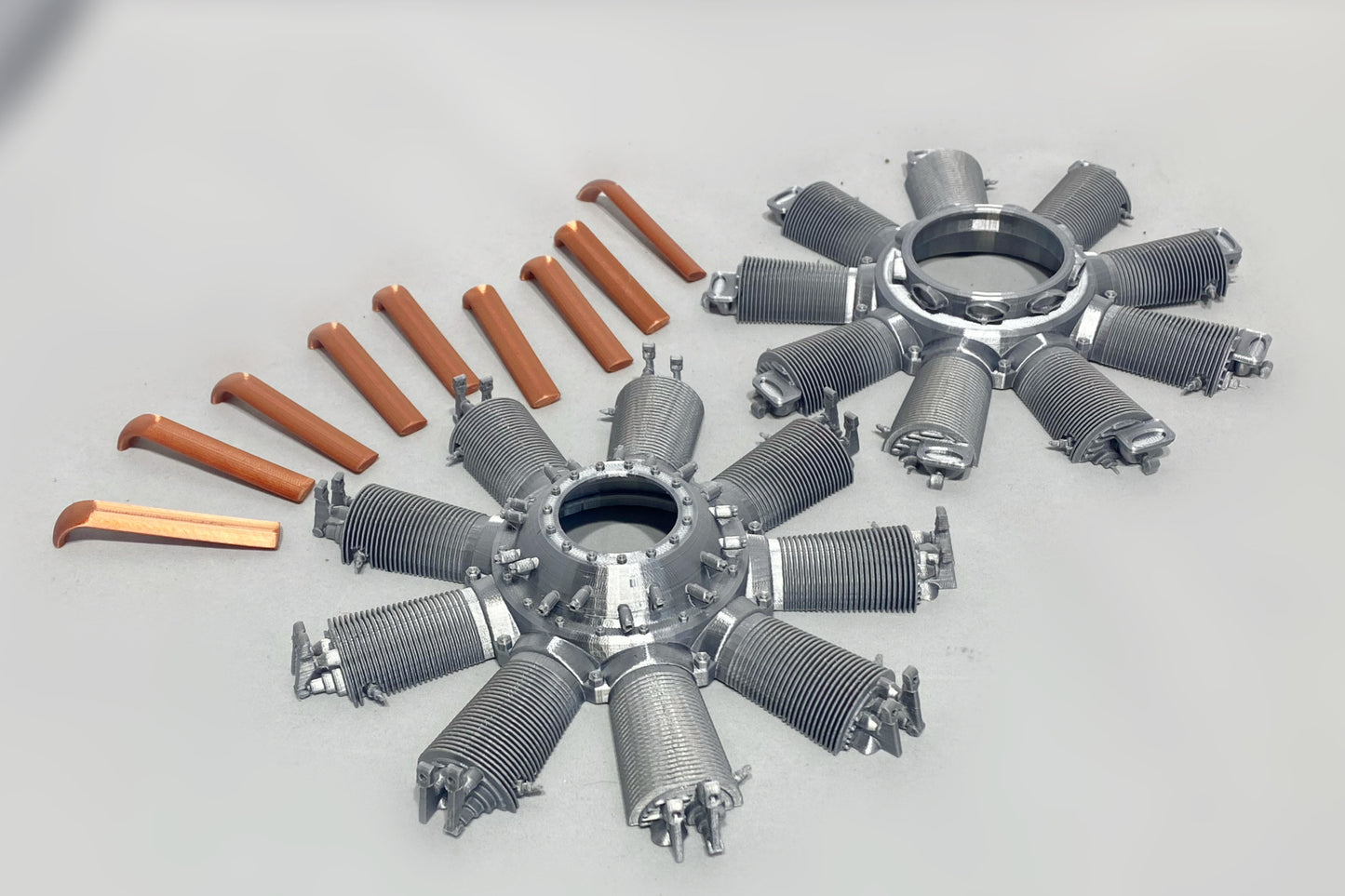 WW1 Clerget 9B Rotary Engine (Full Cylinders) – Scale RC Engines